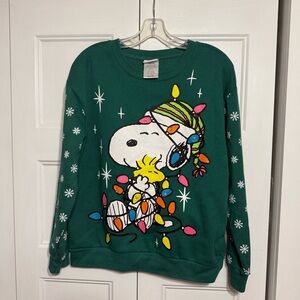 Snoopy light-up  Christmas sweatshirt